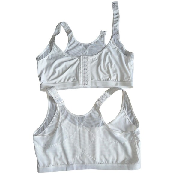 Front Closure Bra 4XL Set Of 2 Wire Free Posture Support Back Shoulder - Picture 7 of 16